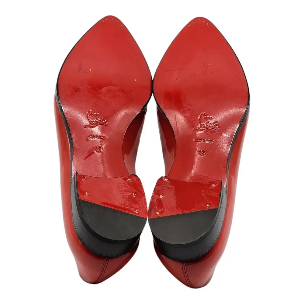 Christian Louboutin Chrisolido Oxford Shoes - Leather - Red - 42 9US Collector's